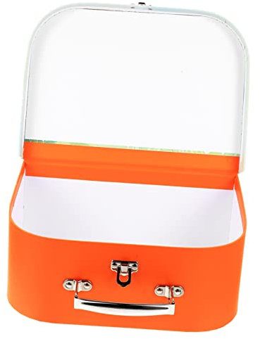 Cabilock Box Kinderkoffer Spielzeug-Make-Up-Koffer Aufbewahrungsbehälter Gepäckkoffer Kinderkoffer Für Mädchen Hartschalenkoffer Kleiner Geschenkkoffer Aufbewahrungskoffer