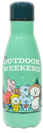 Grupo Erik Trinkflasche Edelstahl BT21 Thermosflasche 260 ml - Sport Trinkflasche 260ml - Wasserflasche Kinder - Sportflasche Kinder