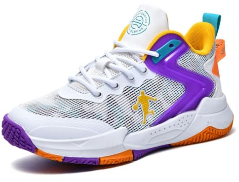 Scarpe Sportive per Bambini e Ragazzi - Scarpe da Basket Comfort Tennis Scarpe da Corsa