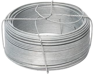 WERKA PRO Fil de Fer galvanisé Bobine 50m avec Support Ø 1,5 mm