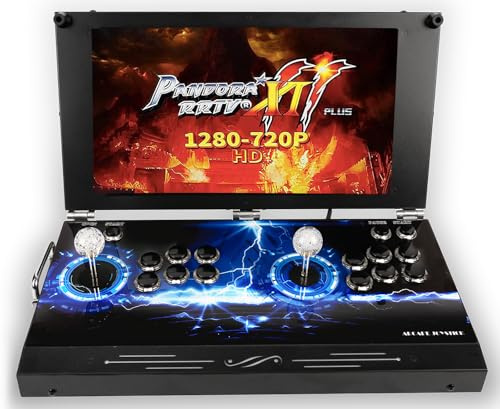 30000 in 1 Portable Arcade Game Console 17.5-inch HD Screen Dual Players Pandoras Box 80S,Retro Video Game Machine Search/Hide/Save/Load/Pause Games