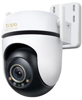 Tapo C530WS Pan/Tilt Outdoor Security Camera, 3K 5MP WiFi Outdoor Camera, 360° Vision Motion Tracking, No Monthly Fee, AI Detection, Starlight Colour Night Vision, IP66, Works with Alexa & Google