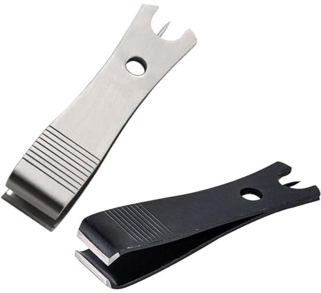 RKJRTK 2 pinzas de corte de línea de pesca, tijeras multiusos, señuelos, removedor de línea de gancho, herramienta de corte de línea de pesca de acero inoxidable