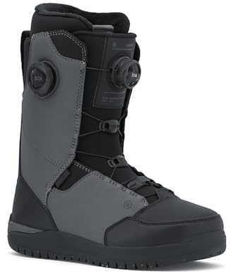 Ride Lasso Mens Snowboard Boots, Grey, 9