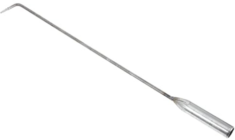 Ipetboom Tisonnier de Cheminée avec Poignée Ergonomique Outil Long pour Feu Intérieur et Extérieur Adapté Barbecue Camping et Foyer