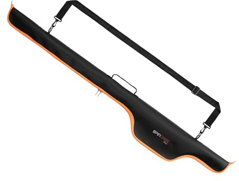 A&N Eva Rutentasche 100-140cm – wasserdichte Eva-Schutzhülle für Spinnruten – Robuste Transporttasche mit Schultergurt & Doppelreißverschluss