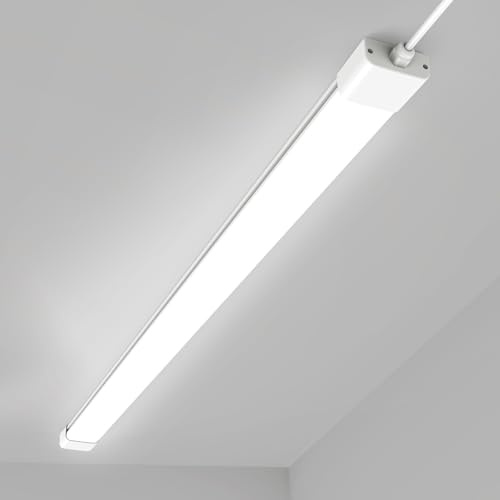 Modlicht 2PCS Feuchtraumleuchte Led 150cm, 45W 4950LM werkstattlampe 4000K Neutralweiß, LED Deckenleuchte IP65 Wasserfest Wannenleuchte, kellerlampe für Büro Keller