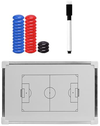 YIZITU Tablero De Entrenamiento Fútbol Magnético Versátil Montado En La Pared para Entrenadores Profesores Y Entusiastas Los Deportes Equipo Entrenamiento Fútbol Magnético