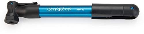 Park Tool PMP-4.2 Minipumpe blau Fahrrdapumpe Fahrradtour Presta- und Schrader-Ventil kompatibel Einheitsgröße bis 6 bar Mini Pumpe Rennrad
