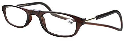 GEMSeven Unisex Magnetische Lesebrille Falten Reader Gläser Einstellbare Hals Hängenden Brillen