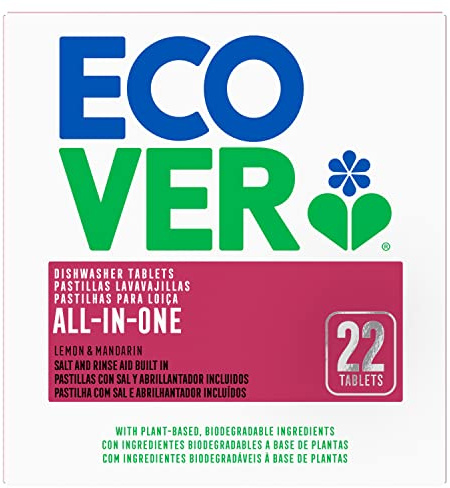 Ecover Lavavajillas Maq All-In-One Ecover 22 tabletas All in One