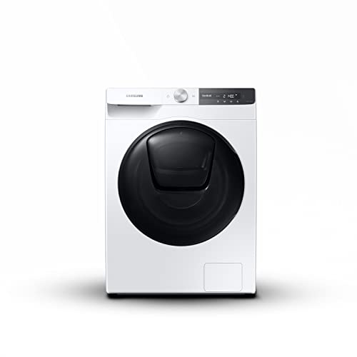 Samsung Lavatrice Ai Control QuickDrive, WW90T854ABT/S3, Libera Installazione, 9 kg, 1400 RPM, Classe A, WiFi, Vapore, Carica Frontale. 60l x 85h x 60p cm