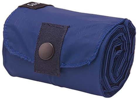 MARNA Japansk kompakt hopfällbar Shupatto shoppingväska storlek M - Mori (skog) japansk shoppingväska blandad, blå, 32 x 32 cm, Samtida