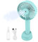 ALEENFOON Portable Handheld Mist Fan Electric Rechargeable USB Battery Powered Water Spray Mini Small Fan Desktop Personal Cool Mist Cooling Fan for Home Office Outdoor Sport Travel (Green)