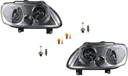 Johns, Scheinwerfer Halogen passend für VW Touran 1T 02/03-10/06 Leuchtmittel Set Li Re