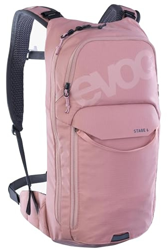 EVOC STAGE 6, Backpack (verstellbare Schultergurte durch BRACE LINK, AIR FLOW CONTACT SYSTEM, wählbar mit Trinkblase oder ohne, inkl. Werkzeugfach, One Size)
