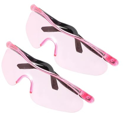 CORHAD Children’s Over-glasses Safety Goggles 2pcs Pink Protective Eye Shield for Cs Battle Shooting Games Boys and Girls Outdoor Play Eye Protection