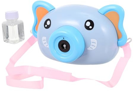 Genérico 1 Juego De Máquina Eléctrica De Burbujas De Elefante Pequeño Juguete Adorable Máquina De Burbujas Eléctrica para Niños Juguetes De Burbujas Fabricante De Burbujas para Niños