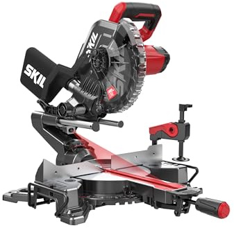 SKIL 1310AA BT1E1310AA - Sierra de panel (1600 W, hoja de sierra de 216 mm, corte hasta 70 mm, sistema de sujeción rápida, sierra ingletadora, bolsa para el polvo, con láser, artesanos, accesorios de