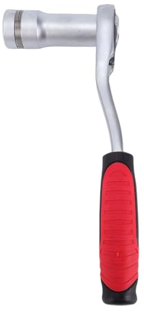 ZAICOLER Juego de Trinquete y Dados de 12 Puntas de 10-24 Mm Diseño Pasante Diseño Dado Estriado Métrico Específico Llave Trinquete Reversible 72 Dientes Acero CRV Mango Ergonómico