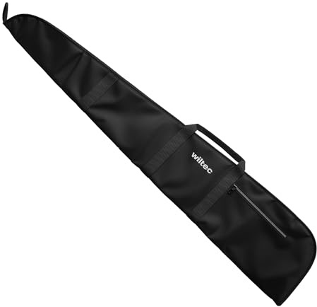 Wiltec Wasserabweisende Gewehrtasche mit Polsterung, Gewehrfutteral mit Reißverschluss, Waffentasche mit robustem Außenmaterial