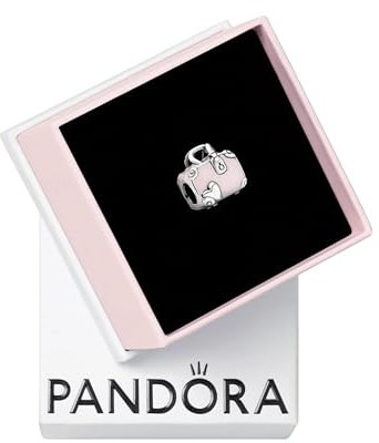 Pandora Rosafarbener Koffer Charm 798063EN124 Pendentif