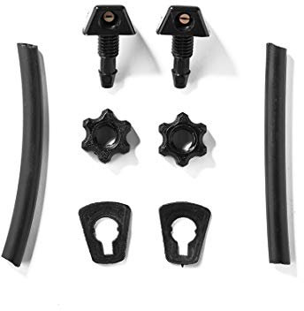 Perfekter Ersatz für Auto, SUV, Pickup, LKW, Universal-Scheibenwaschdüsen-Set, Schraubdüsen, Jet, verstellbare Scheibenwaschdüse, ersetzt 47137