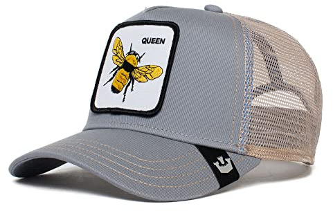 Goorin Bros. The Farm Trucker-Kappe aus Netzstoff für Damen und Herren, Schiefer – die Bienenkönigin, Einheitsgröße
