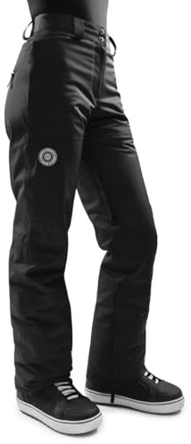 SIROKO - Pantalons de Snowboard pour Femme P1-W Vader - M - Noir