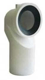 Curva wc scarico a parete in polipropilene - Diametro 110