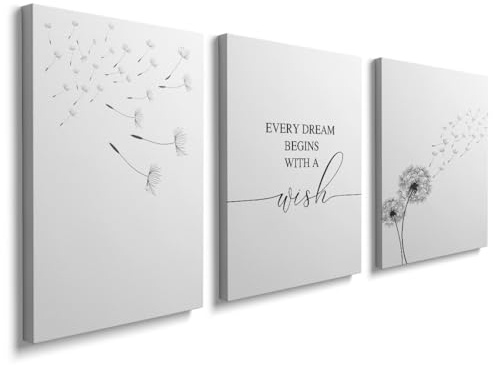 prinfantasy Minimalist Wall Art Inspirational Quotes - Aesthetic Canvas Prints Modern Artwork for Gifts YH076