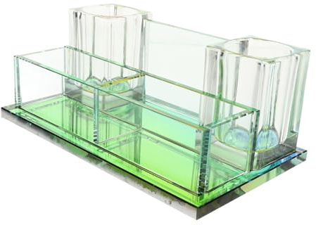 Alasum Soporte De Micrófono De Escritorio Doble Slot Base Estable y Para Ktv y Grabaciones Soporte Reutilizable y Resistente