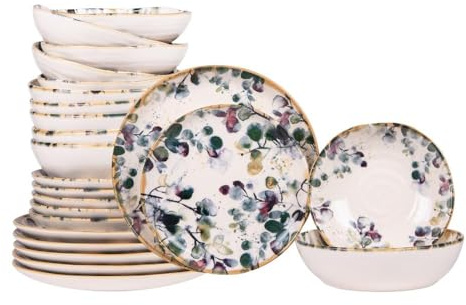Table Passion - Service d'assiettes Garden 24 pièces