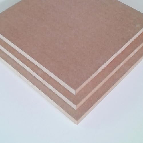 1 MDF Platte 16mm stark. Holzplatte Sondermaße auf Anfrage (15x20cm)