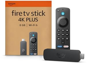 Amazon Fire TV Stick 4K Plus streaming device, supports Wi-Fi 6, Dolby Vision/Atmos, HDR10+