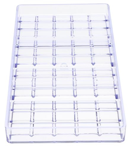SMASOLO Stampo per Cioccolato Trasparente in Plastica Resistente Multi Barrette e Dolci Utensile Creativo per Cucina Autoprodotto Riutilizzabile e Facile da Pulire