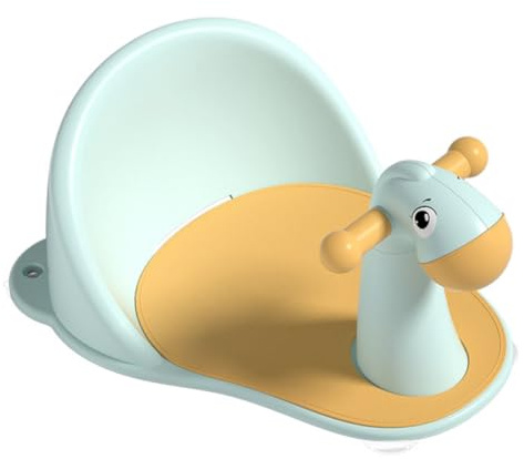HEMOTON Siège de Bain Garçon Fille avec Dossier Antidérapant et Ventouses Stables Chaise pour Garçon Fille Support Sécurisé pour Bain Assis et Facile à Nettoyer