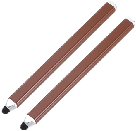PATIKIL 2Pcs Stylus Pens for Touch Screen, High Sensitivity Universal Pen Capacitive Digital Pens Touchscreen Stylus for Phone Tablets Laptop Touch Screen Devices, Brown