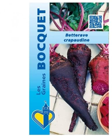 Sachet de graines de Betterave crapaudine - 7 g - légume racine - LES GRAINES BOCQUET