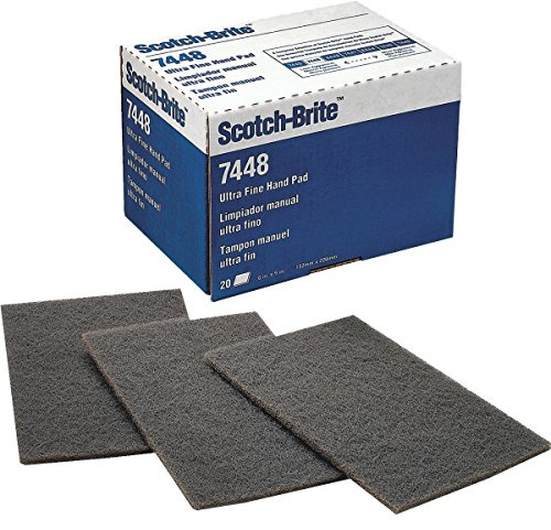 3M Scotch-Brite Ultra Fine Hand Pad 7448-20 Count