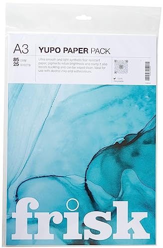 Frisk 14385325 Yupo Paper Pack A3, White