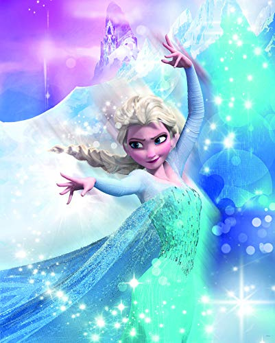 Komar Disney Wandbild Frozen 2 ELSA Action | Kinderzimmer, Babyzimmer, Dekoration, Kunstdruck | ohne Rahmen | WB075-40x50 | Größe: 40 x 50 cm (Breite x Höhe)