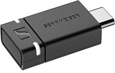 Sennheiser Consumer Audio BTD 600 Bluetooth® Dongle – USB-A/USB-C-adapter med AptX-ljudkodek för stabil, ljud – lyssna på musik, ringa samtal och titta på videor