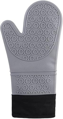 KOSECO Oven Gloves,Heat Resistant Gloves,Heat-Resistant Gloves Household Long Cotton Microwave Oven Gloves Oven Kitchen Baking Gloves (Color : B) (Color : B)