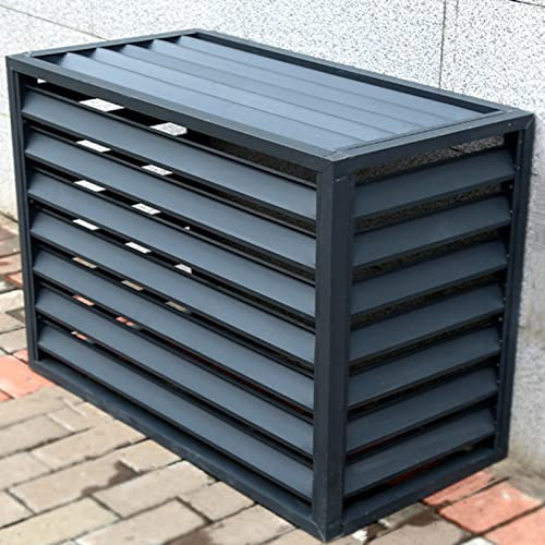 Panneau à persiennes en aluminium pour intimité extérieure, clôture de climatisation, barrière de pompe de piscine – Décoration de jardin