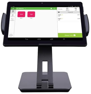 Registrierkasse 10-Zoll-Tablet-Pos-Kassensystem mit kapazitivem Touchscreen, Systemunterstützung for Ausführen von Restaurantsoftware für kleine Unternehmen