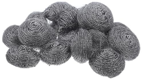 LAPYAPPE 20piezas Fregador De Acero Inoxidable Fregado De Platos Estropajos para Limpiar Fregador De Acero Inoxidable Estropajo para Platos para Utensilios De Cocina