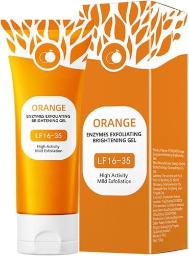 Gel Skin Prep Enzimatico all'Arancia Viso e Corpo, 100 g (1pcs, 100g) | Con enzimi d'arancia, esfolia delicatamente, leviga la pelle e dona luminosità. Ideale prima di skincare e maschere.
