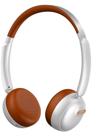 Retro Wireless Headphones, Over Ear Headphones Bluetooth 5.4 & 40H Playtime ,Wireless Noise Cancelling Headphones,Soft Protein Leather Earpads for Comfort, Vintage Style for Travel, Work, Fashion