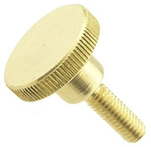 Rändelschraube hohe Form DIN 464 Messing blank M 6 x 30-25 Stück